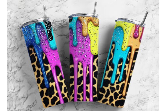 Designing with the 3d Rainbow Dripping Glitter Tumbler Wrap: A Practical Guide for Crafters