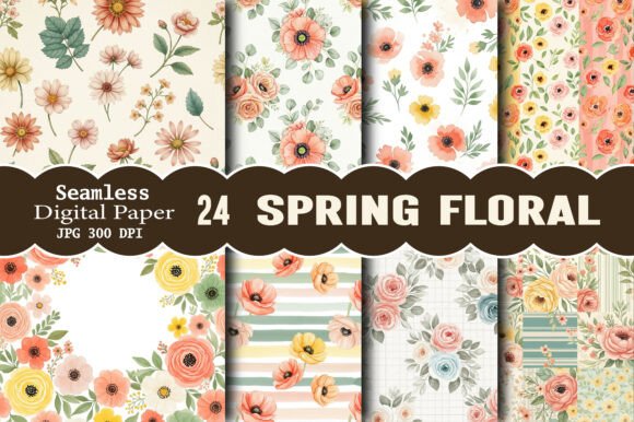 Evaluating the Watercolor Spring Floral Digital Pattern for Creative Projects