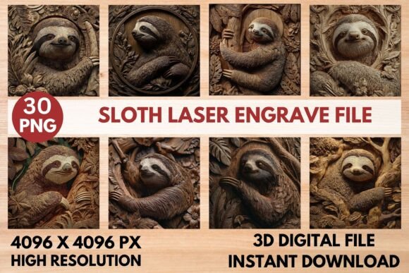 Mastering Laser Engraving with the Sloth PNG Design: A Comprehensive Guide for Crafters