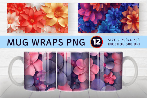 Mastering the 3D Inflated Puff Flowers Mug Wrap Sublim Workflow for Professional Results