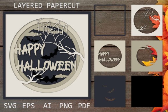 Mastering the Art of the Happy Halloween 3D Layered Paper Cut