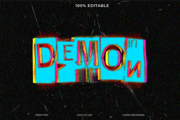 Mastering the Demon 3D Text Effect: A Glitch Retro Cyber Design Guide