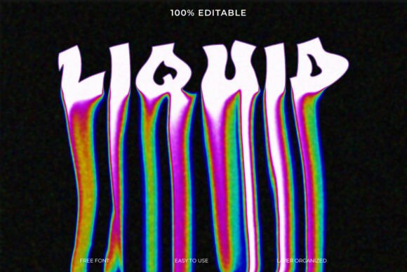 Mastering the Liquid 3D Text Effect: A Guide to Vibrant, Melting Rainbow Typography