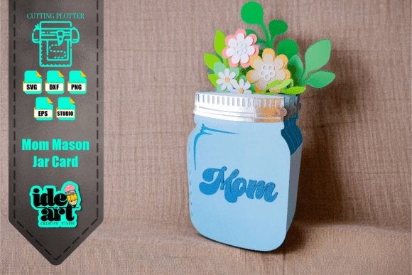 Mom Mason Jar Card Design Guide