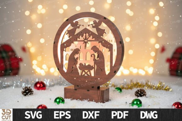 Nativity Scene Christmas Light Box Design Guide
