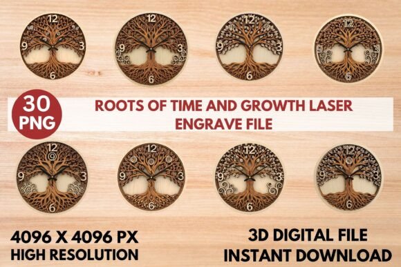 Roots of Time and Growth Laser Engrave F: A Practical Guide for Makers and Designers