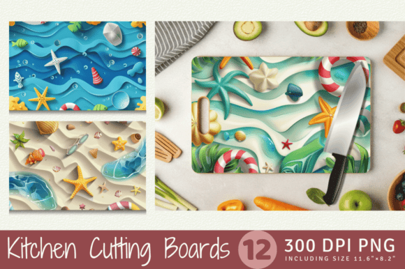 Strategic Positioning with 3D Beach Life Cutting Boards Sublimation for Modern Retailers