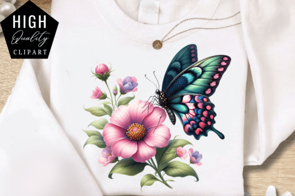 Transforming Digital Creativity with Butterfly Flower PNG Clipart Design